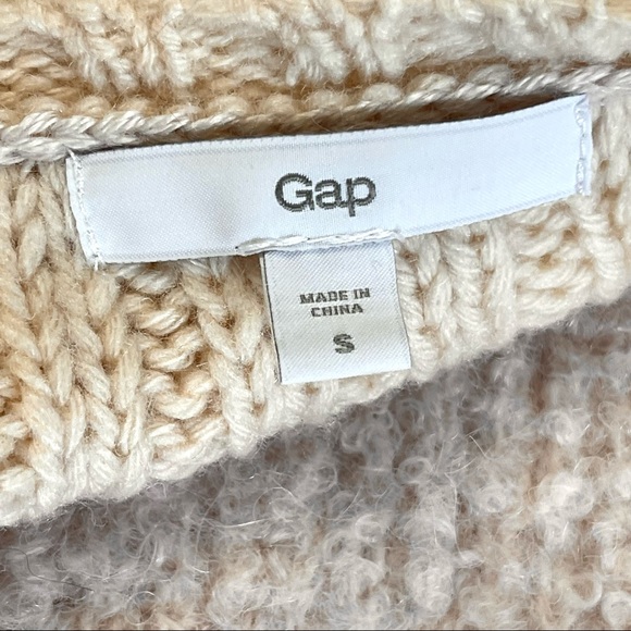 DONATING Versatile GAP vest wool blend sleeveless zipper front warm S stylish - Picture 13 of 14